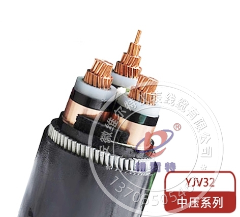 YJV32 细钢丝铠装电力电缆 