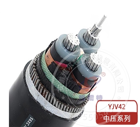 YJLV42细钢丝铠装电力电缆
